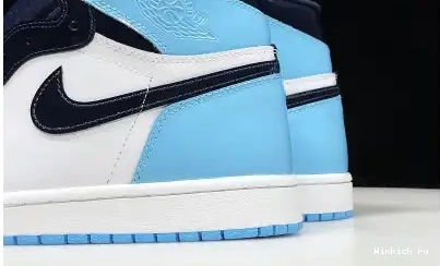LEATHER PATENT UNC CHILL JORDAN 1 AIR BLUE 0705